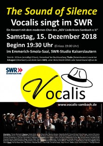 Vocalis singt im SWR